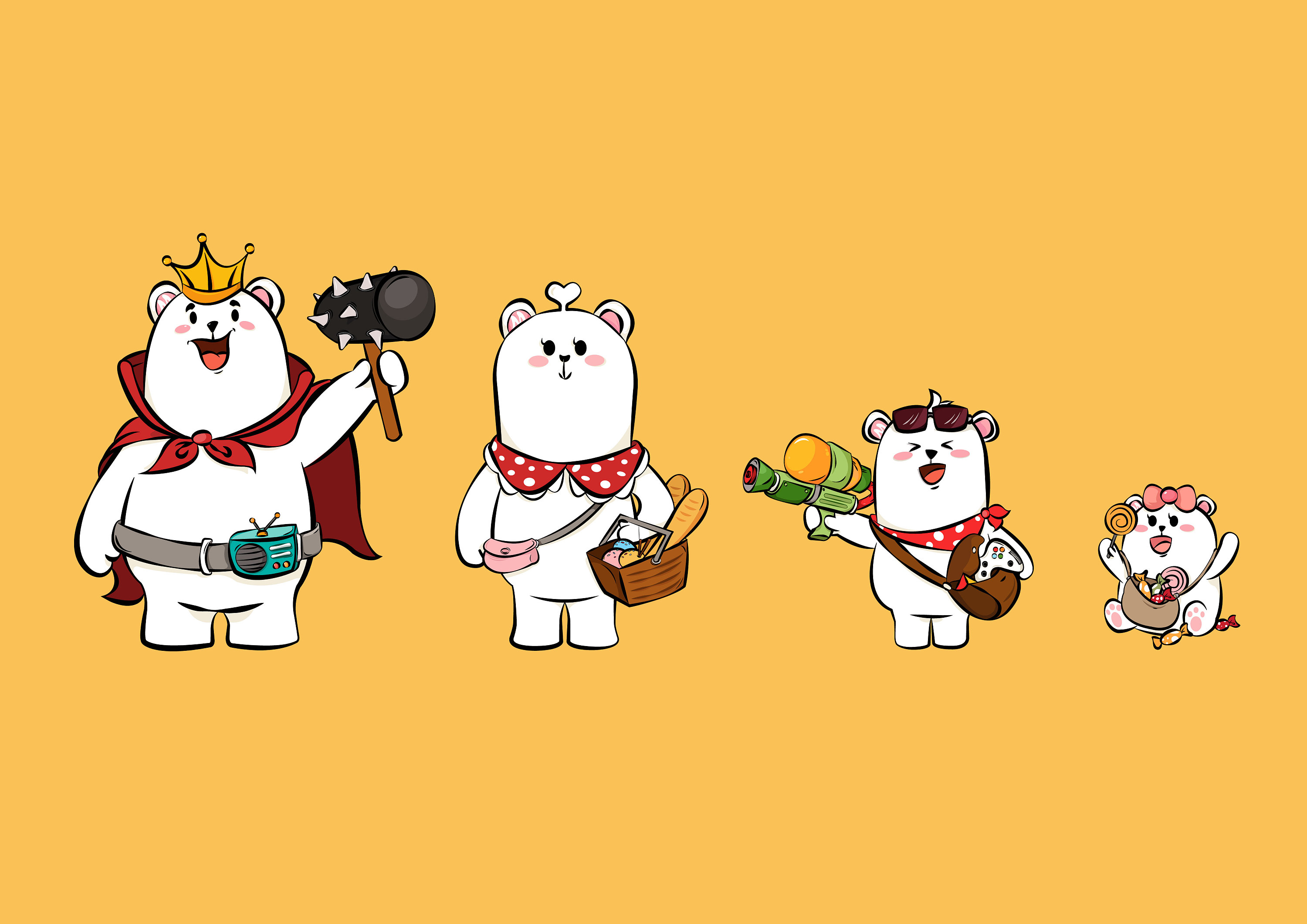 midea family 熊小美一家