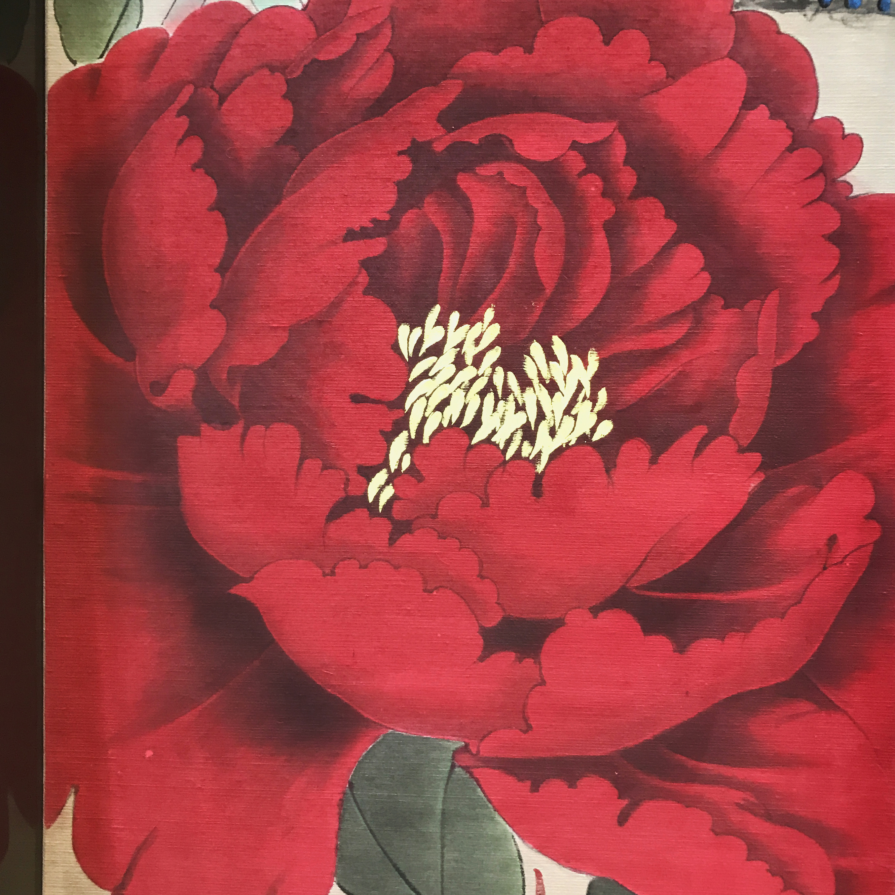 《牡丹花》 第三篇 元田壁画 |其他|墙绘/立体画|元田艺术 - 原创作品