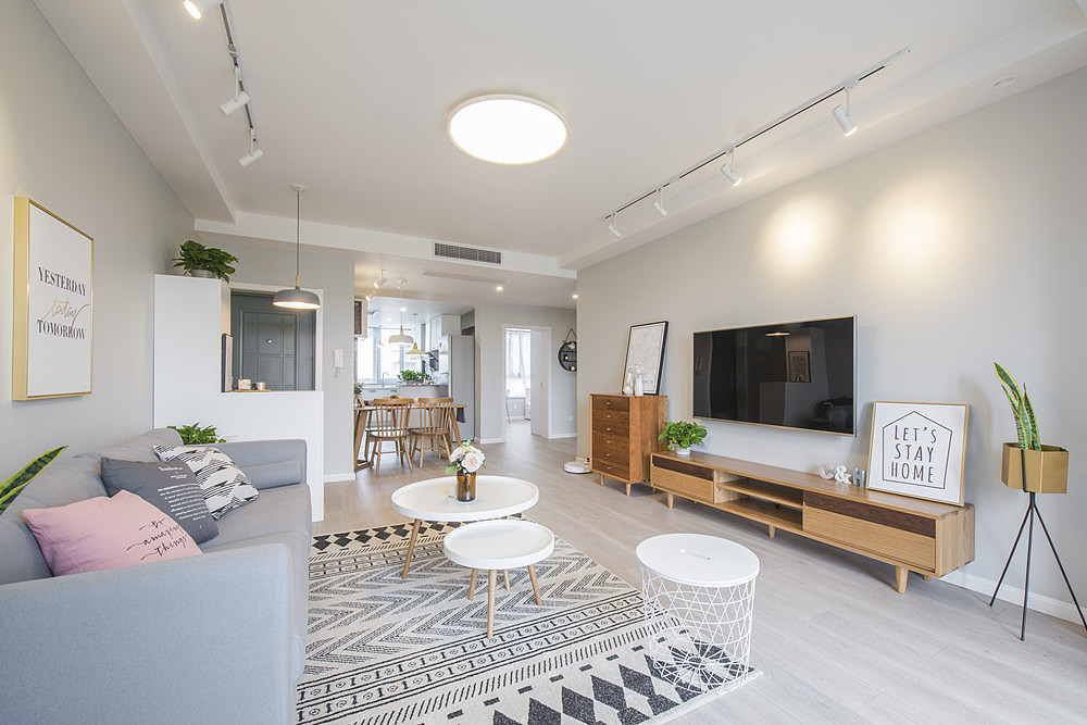 龙湖时代天街精装房北欧风软装案例