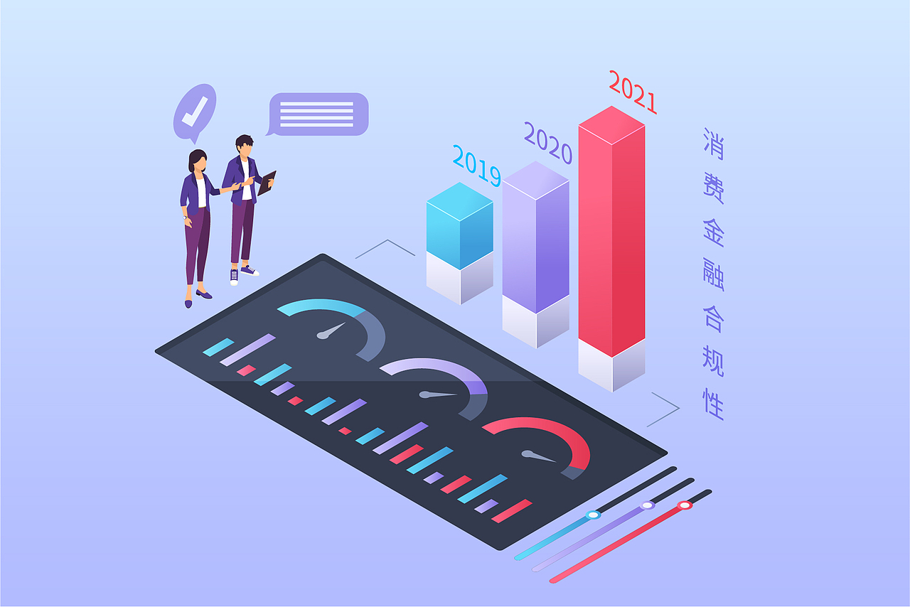 海尔消费金融 双微插画