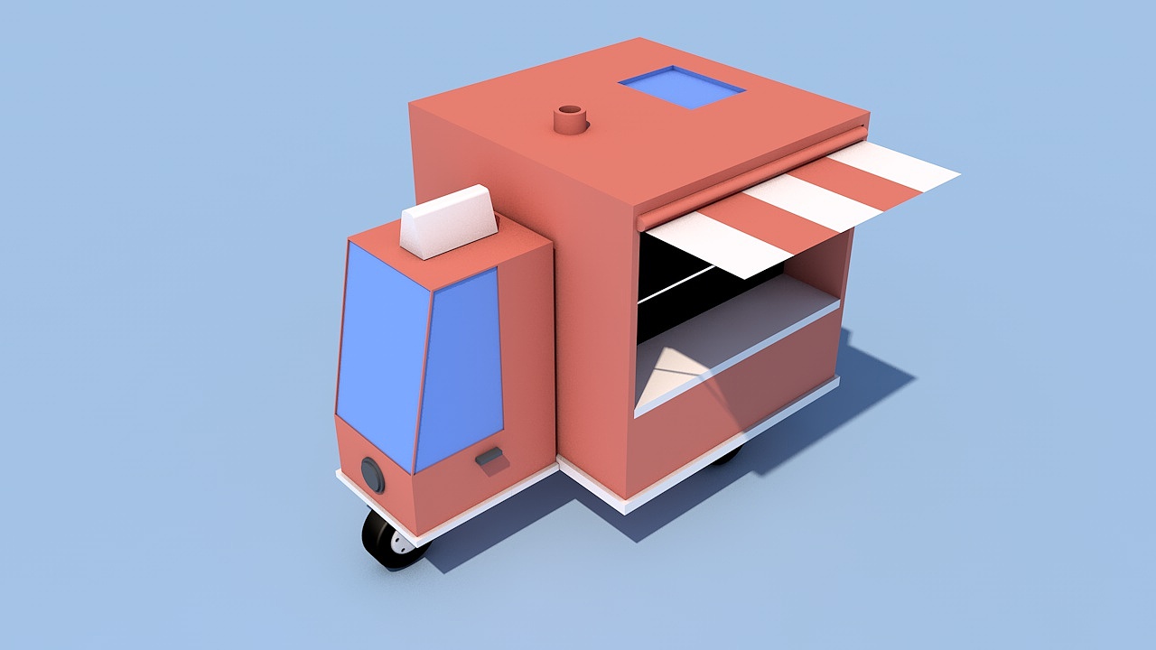 餐车（图ZMTIxODE5OTYw） - 图案 - 站酷设计师Helen赵原创素材 - 站酷ZCOOL