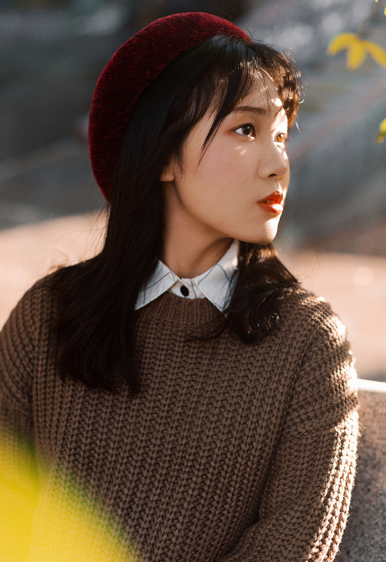 冬日里笑的甜甜的你～（图ZMTQxNzI5ODEy） - 人像摄影 - 站酷设计师早遇山谷原创素材 - 站酷ZCOOL