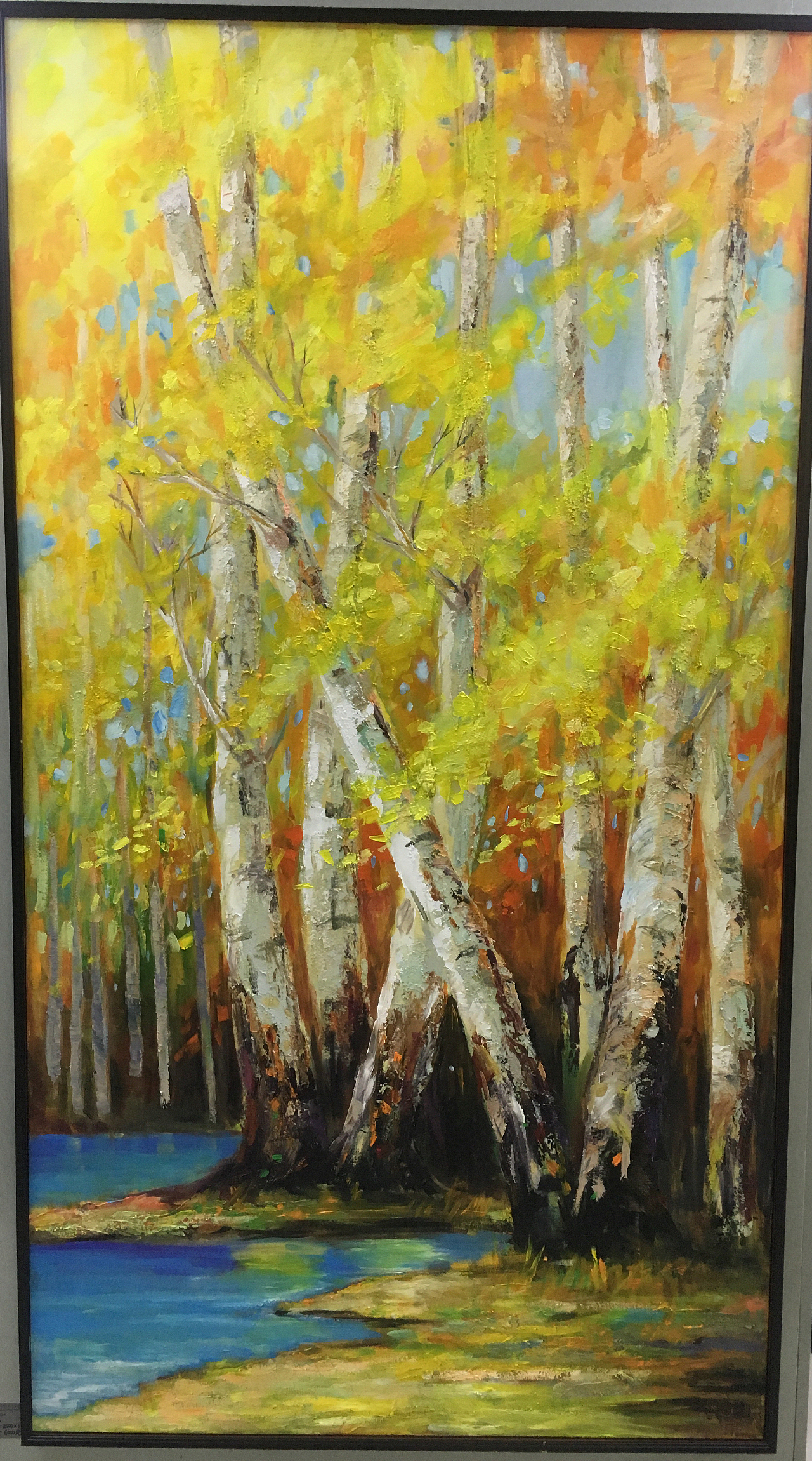 布面油画 —胡杨林