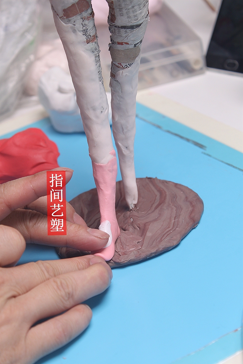 贺加贵面塑软陶(古典仕女)