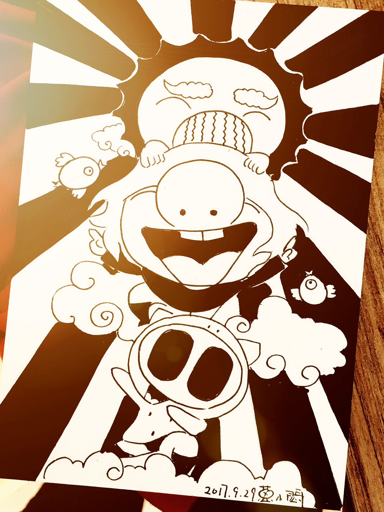 葱小闷《早上好》有一颗暖暖的心（图ZOTMzMzE2NTI=） - 创作习作 - 站酷设计师葱小闷原创素材 - 站酷ZCOOL