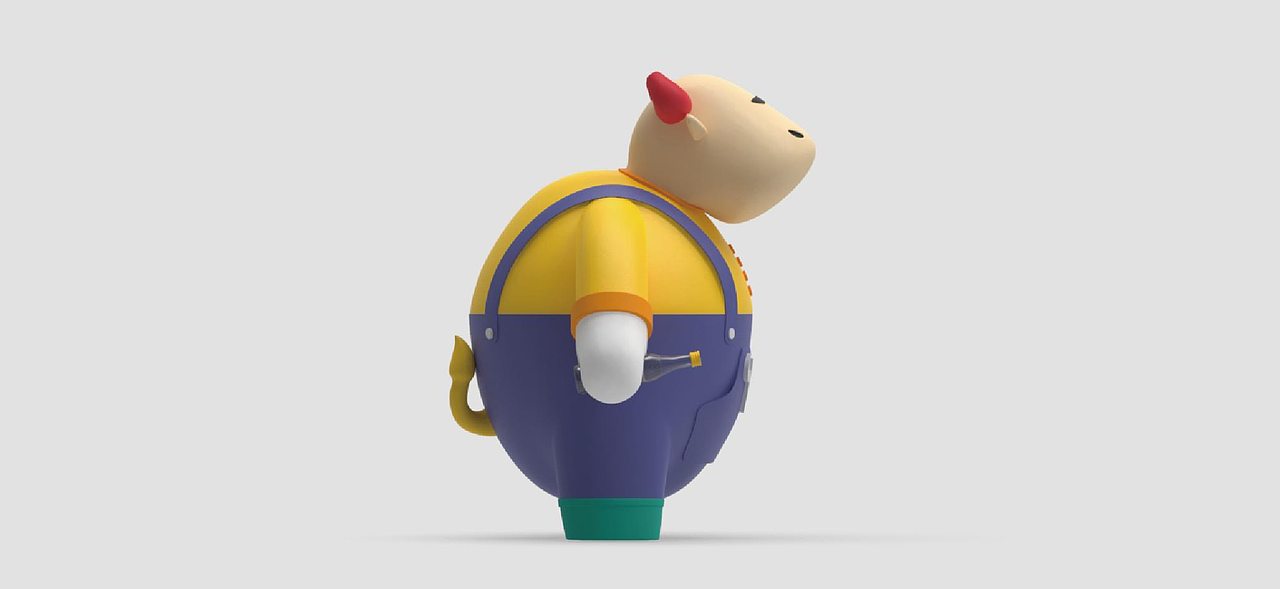 牛栏山工匠牛IP（图ZMjUwNTcyOTY0） - IP形象 - 站酷设计师ZZZJY原创素材 - 站酷ZCOOL