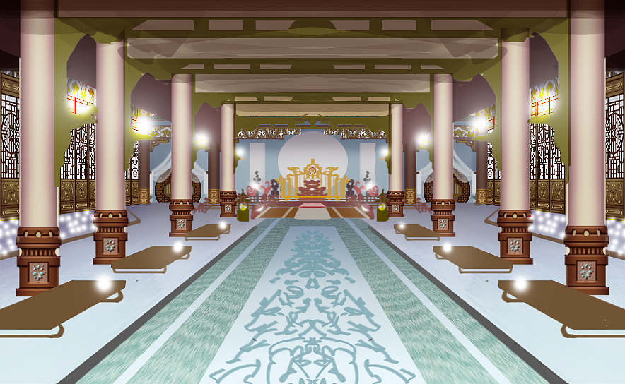 古风室内场景设计练习
