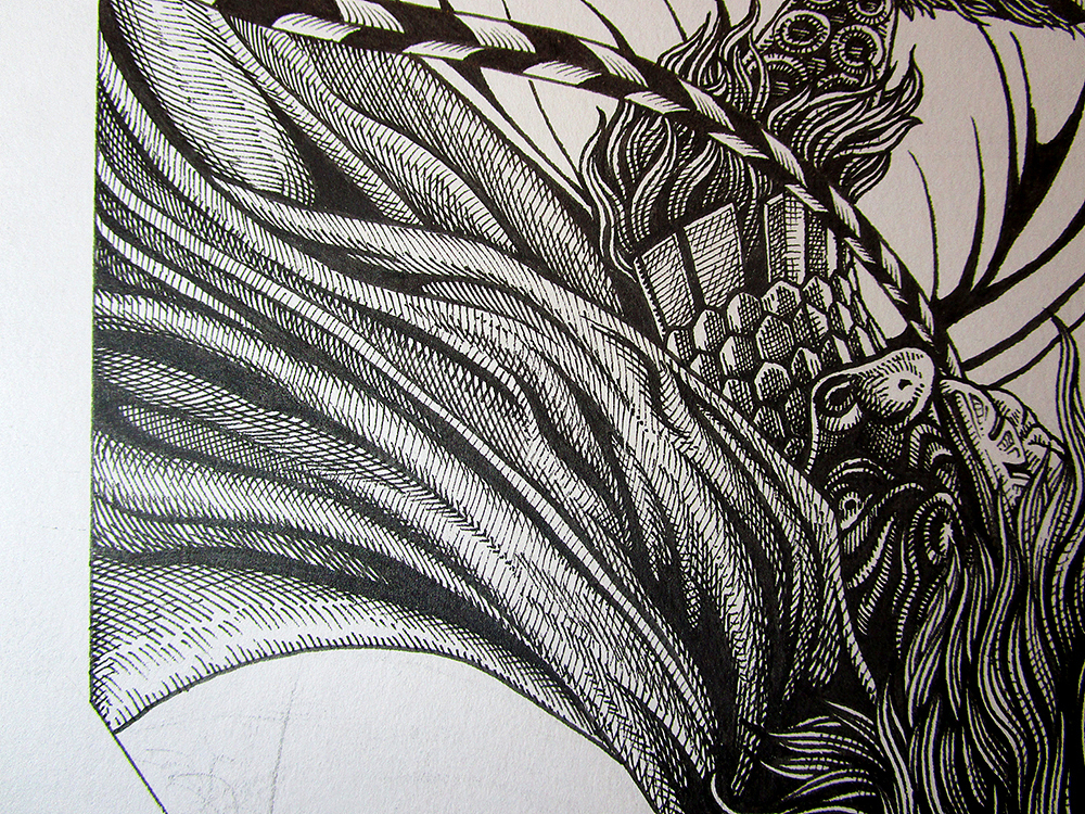 《大圣归来》手绘封面 过程详解（图ZMzg1NzY5NjA=） - 商业插画 - 站酷设计师傅淳强画者之旅原创素材 - 站酷ZCOOL