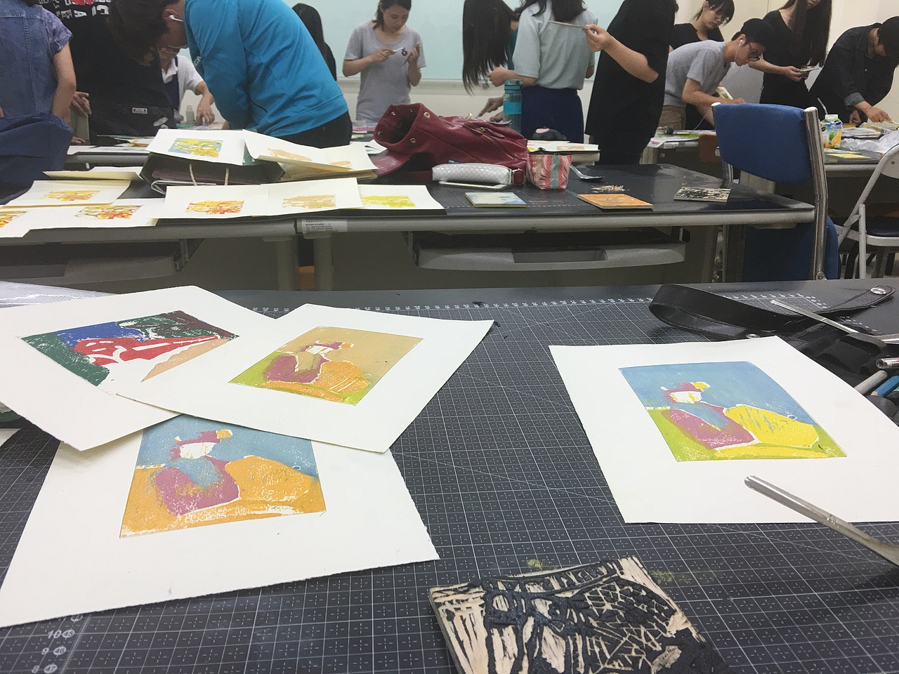 【手绘系列】—版画是如何制成（图ZNzU1MTUxODg=） - 绘画 - 站酷设计师程博原创素材 - 站酷ZCOOL