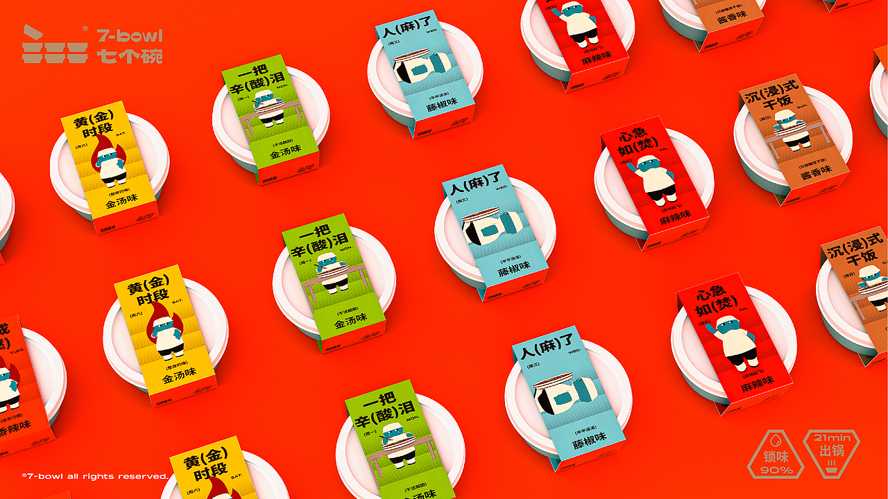 七个碗水煮肉片品牌形象VI设计（图ZMzE3ODI1MTg4） - 品牌 - 站酷设计师IDEAL理想状态原创素材 - 站酷ZCOOL