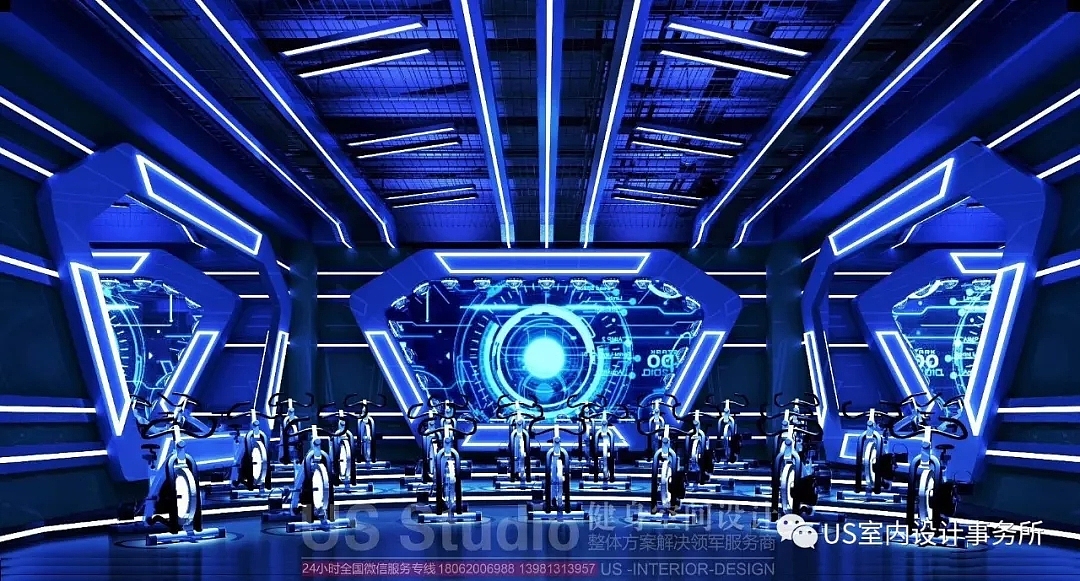 健身房设计 健身房案例 10种风格分享 2018（图ZMTQ1MTg0NjEy） - 家装设计 - 站酷设计师US健身空间设计原创素材 - 站酷ZCOOL