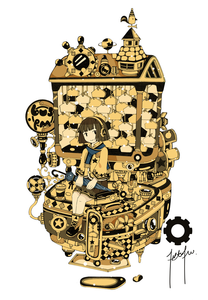 蒸汽朋克插画集8蒸汽街的秘密