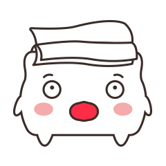 抽纸君表情包上线了,底部有二维码,欢迎下载