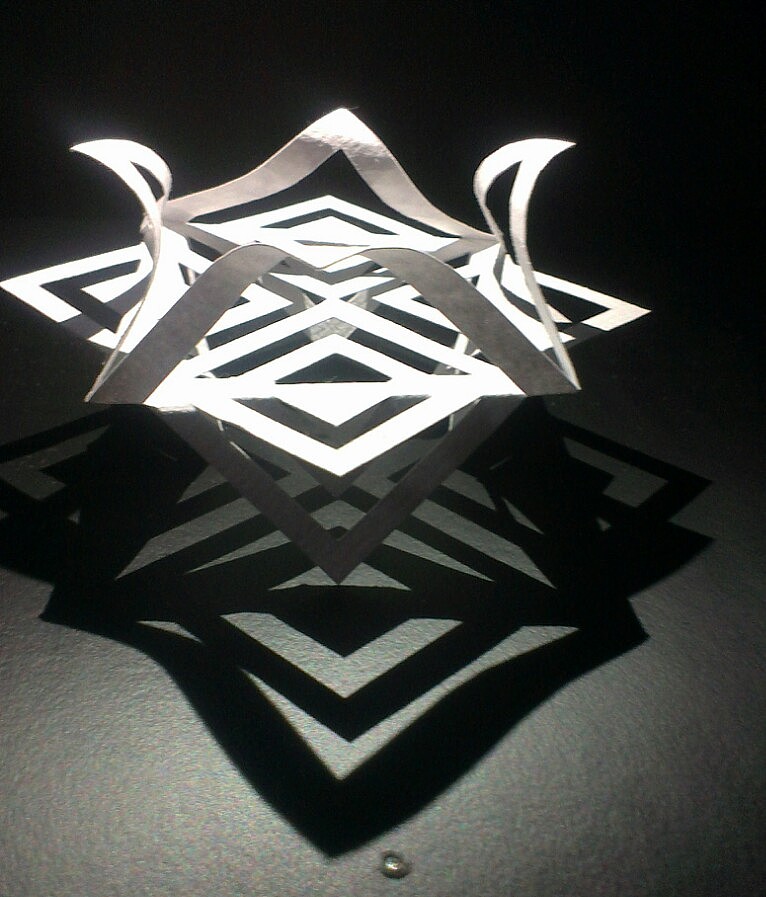 立体构成--剪纸