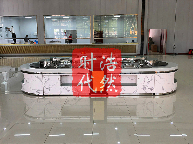 酒店西餐自助餐台定制设计 银行学校职工食堂取餐台