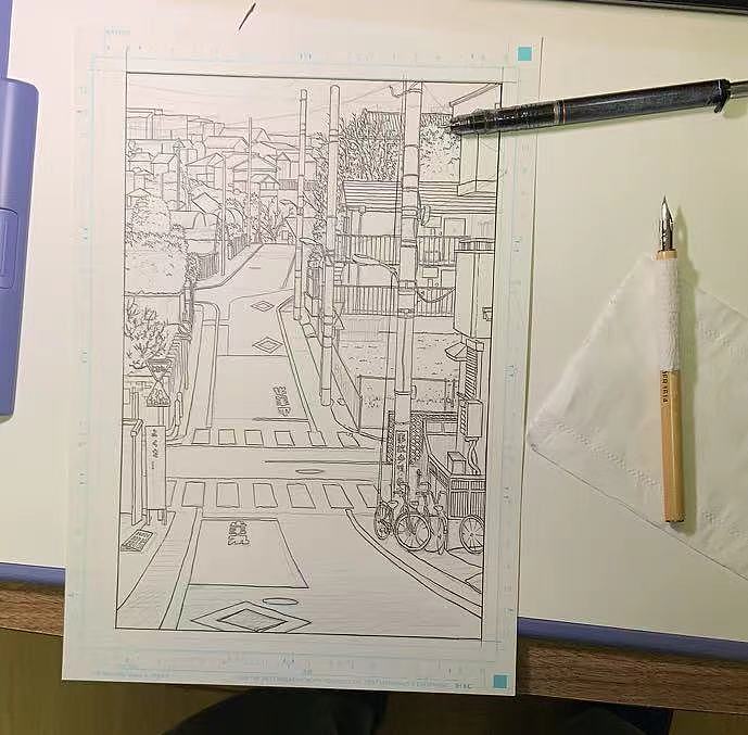 黑白插画创作练习（图ZMjgxNDYwNDIw） - 创作习作 - 站酷设计师李安朔原创素材 - 站酷ZCOOL