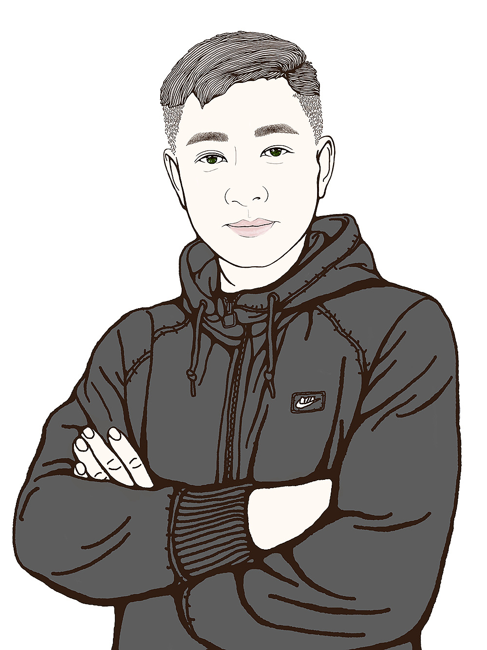 男士插画|插画|艺术插画|不爱画画的老雪 - 原创作品 - 站酷 (zcool)