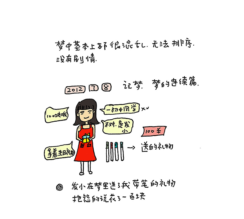 我的毕业设计展——大学杂事(节选)插画(一)(图ZMTg1NjQzNDg0) - 概念设定 - 站酷设计师想要画画的鱼原创素材 - 站酷ZCOOL
