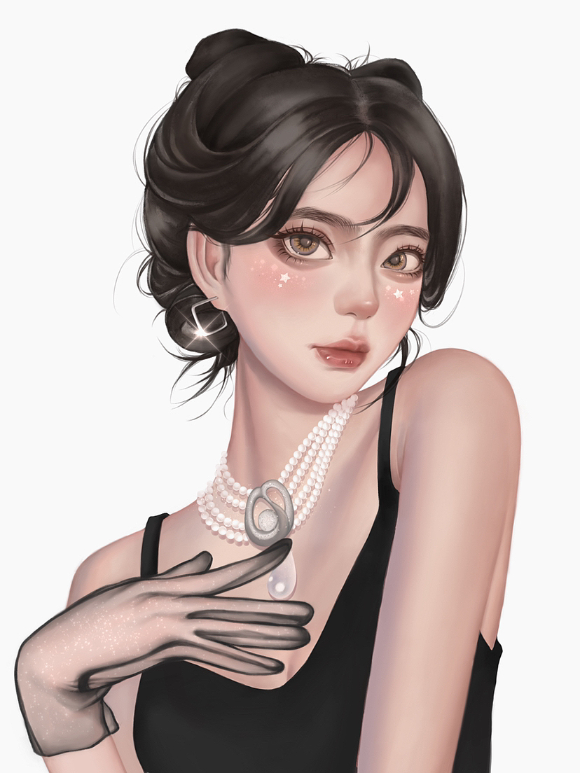Procreate 人物头像（图ZMzIzMjY0NjEy） - 创作习作 - 站酷设计师Zuzikaka原创素材 - 站酷ZCOOL