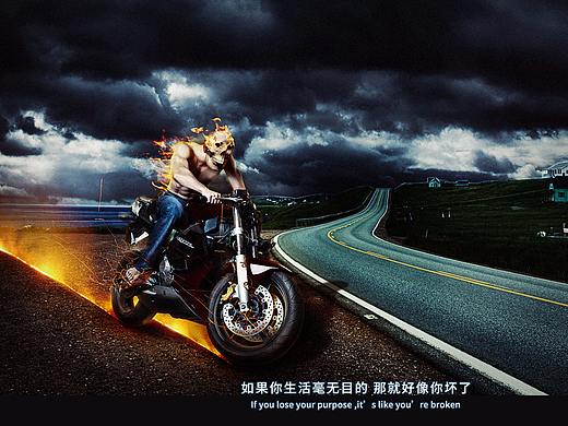 合成練習(xí)--烈焰男爵（個(gè)人主頁(yè)-ZMjU1NTYyNzY=） - 海報(bào) - 站酷設(shè)計(jì)師無(wú)語(yǔ)了老板原創(chuàng)素材 - 站酷ZCOOL