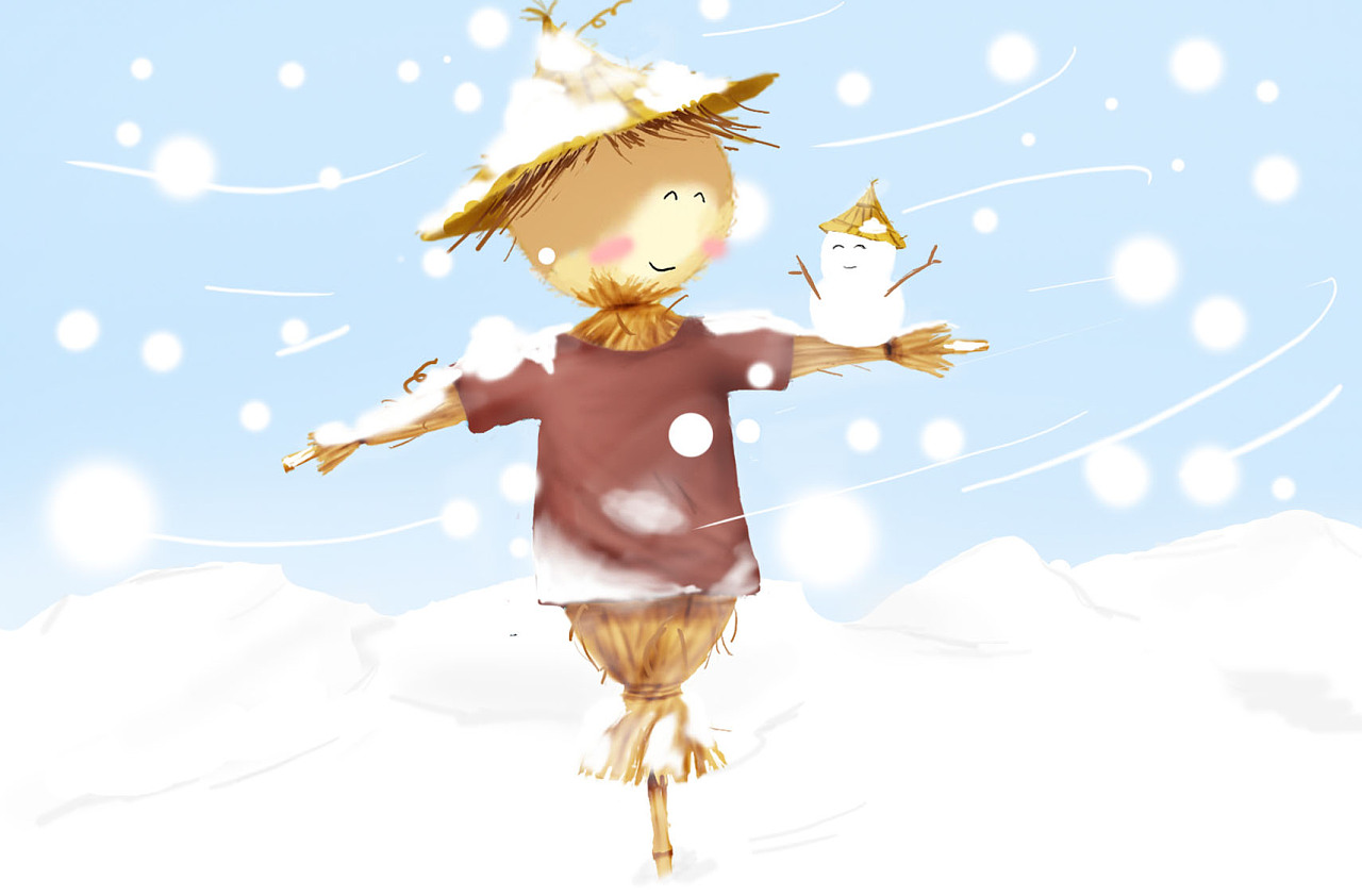 稻草人|插画|商业插画|85818646 - 原创作品 - 站酷 (zcool)