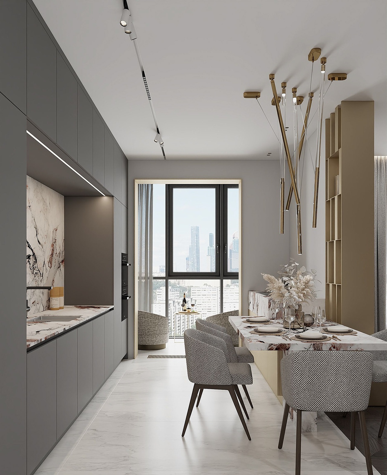 莫斯科的现代风格公寓（图ZMjM5MjY0NTQw） - 家装设计 - 站酷设计师A17730029017原创素材 - 站酷ZCOOL