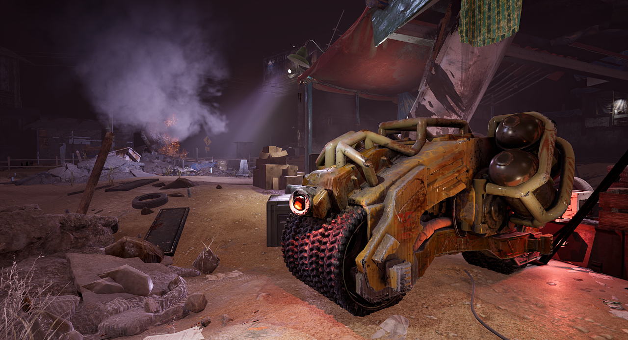 废土场景模型展示