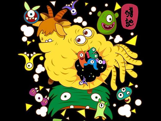 山海经系列插画创作