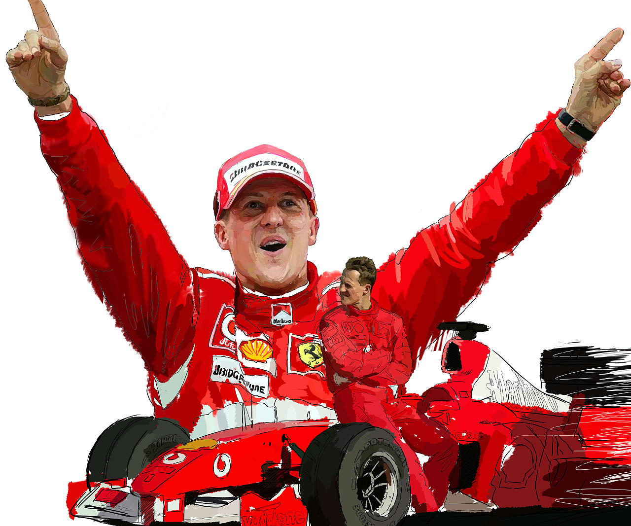 快快苏醒吧舒马赫f1大神