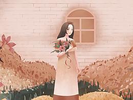 宁静系列插画升级版