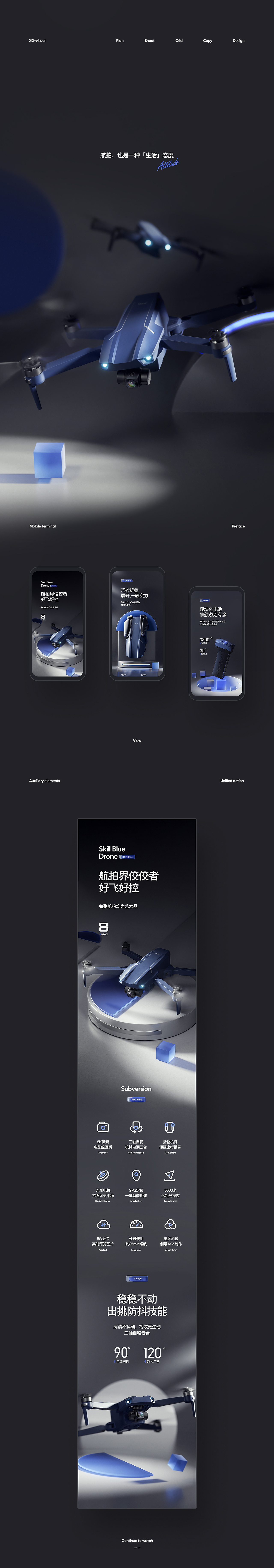 乘鹿传媒【2021年无人机精选集详情页x7】（图ZMjgwNzA4NzQw） - 电商 - 站酷设计师乘鹿文化传媒原创素材 - 站酷ZCOOL