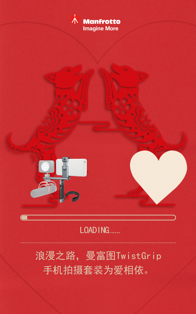 狗年剪纸系列新年海报