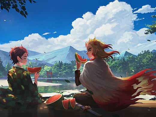 鬼灭之刃 炭治郎&杏寿郎 