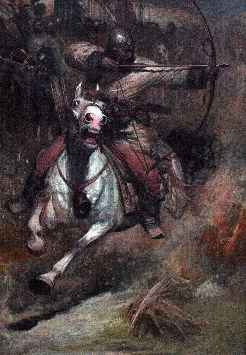 油画作品《边塞·雪》|纯艺术|绘画|王可伟_原创作品-站酷zcool