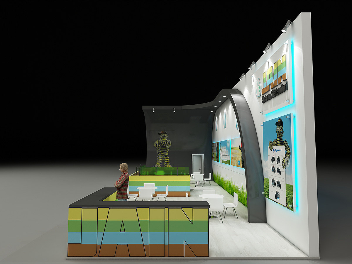 草地 展会会展效果图世界