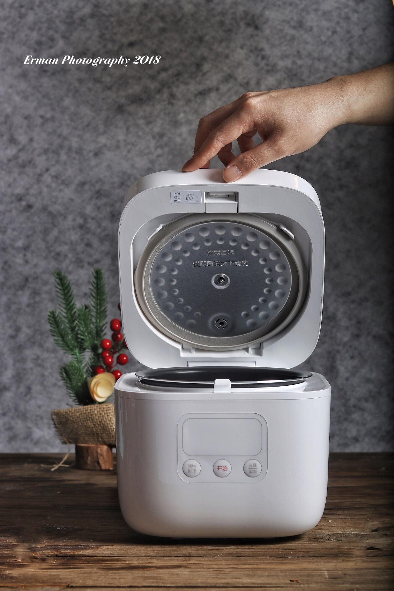米家小饭煲产品拍摄