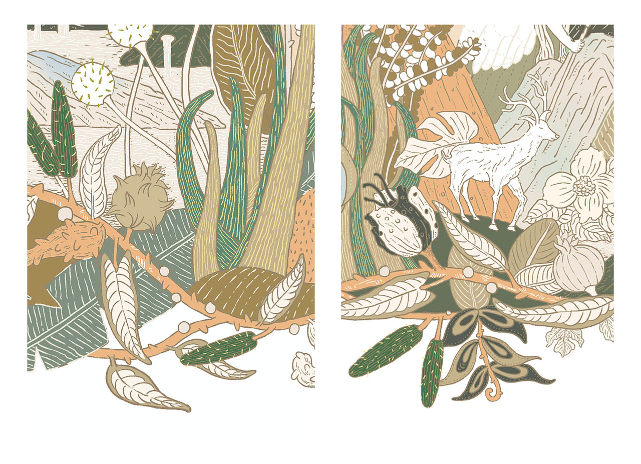 YYOOYAILL诱颜面膜包装插画