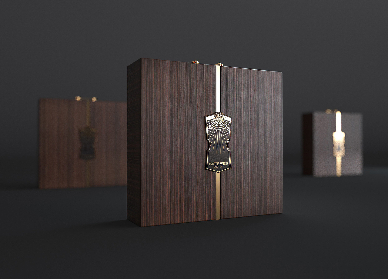 红酒礼盒包装设计