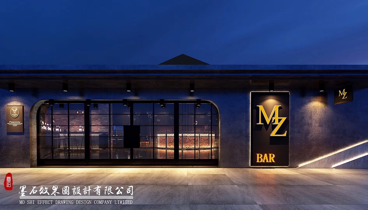 酒吧门头（图ZMTU0NDY4MjI4） - 家装设计 - 站酷设计师墨石15655179986原创素材 - 站酷ZCOOL