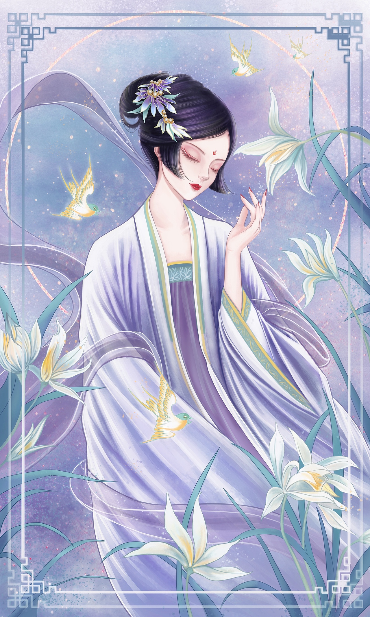 古风美人系列—《豆蔻少女》