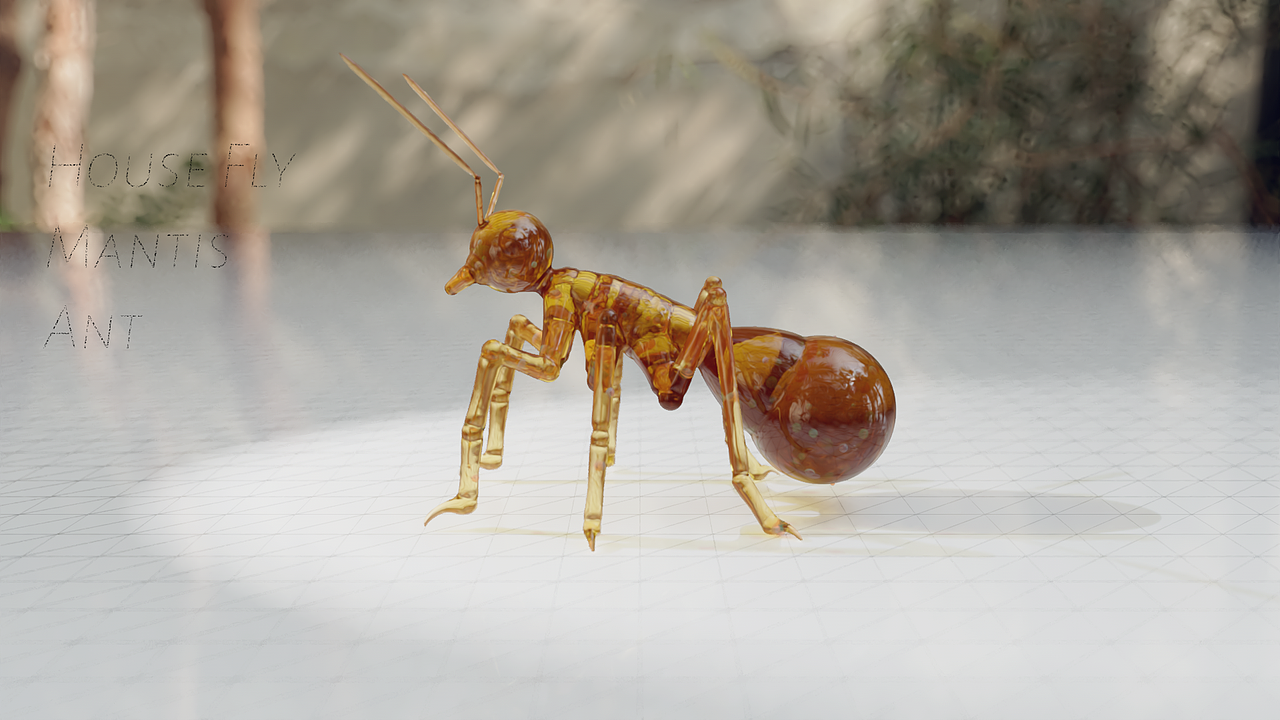 RS材质练习——昆虫(记录)