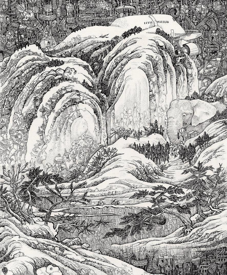 醒来 之二（图ZMTg3NTQ5NTI=） - 绘画 - 站酷设计师李晴_jee原创素材 - 站酷ZCOOL