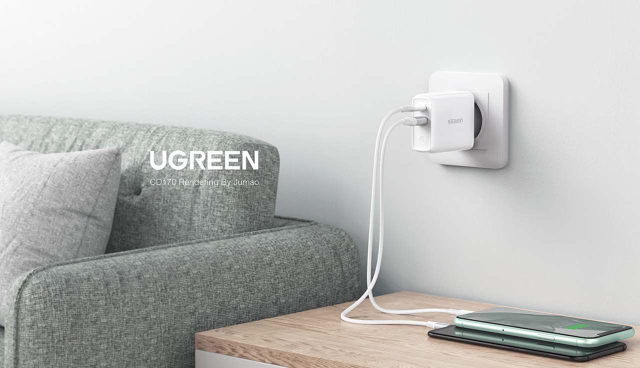 【Ugreen-产品渲染】（图ZMjA1MzU3NzA4） - 产品 - 站酷设计师微胖的橘猫原创素材 - 站酷ZCOOL