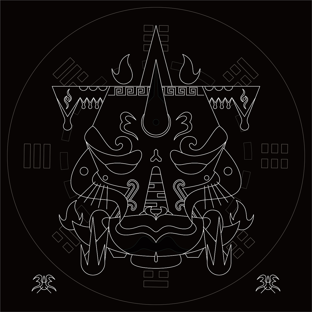 《山海经异兽·丙寅》（图ZMjc5NzkyMzMy） - 创作习作 - 站酷设计师一米九插画原创素材 - 站酷ZCOOL