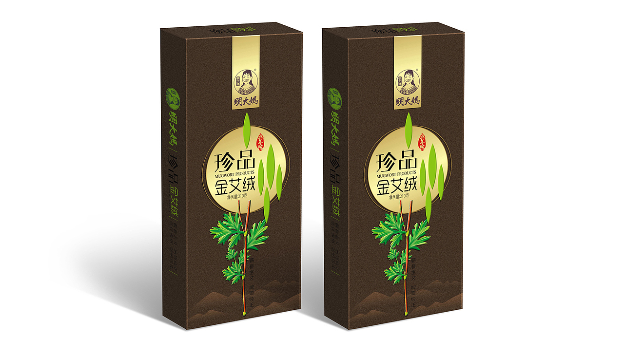 明大妈艾制品系列品牌设计（图ZNTczODc5OTY=） - 包装 - 站酷设计师DoozyPBG原创素材 - 站酷ZCOOL