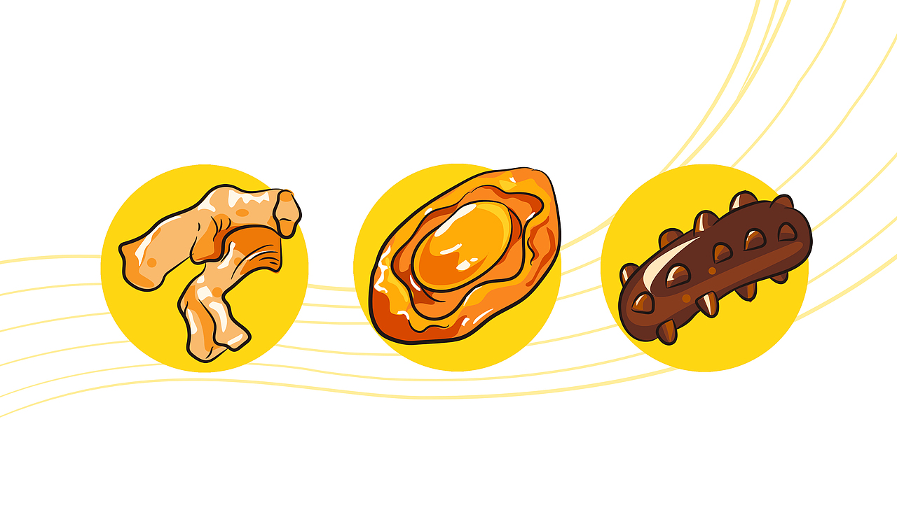 佛跳墙插画创作（图ZMjAwMDYxMTgw） - 商业插画 - 站酷设计师余巧红原创素材 - 站酷ZCOOL