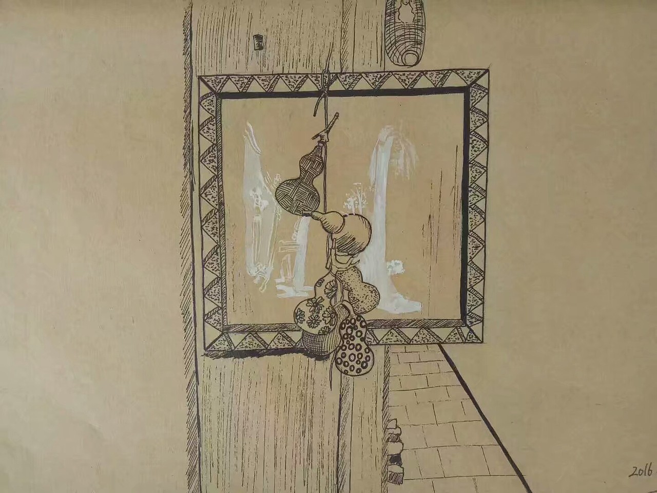 黑白装饰画 写生（图ZMTMxNDMxNjk2） - 绘画 - 站酷设计师阿门溜了原创素材 - 站酷ZCOOL