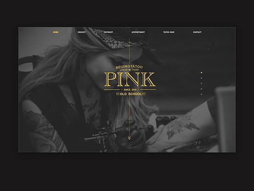 Pink Tatoo Web Design 