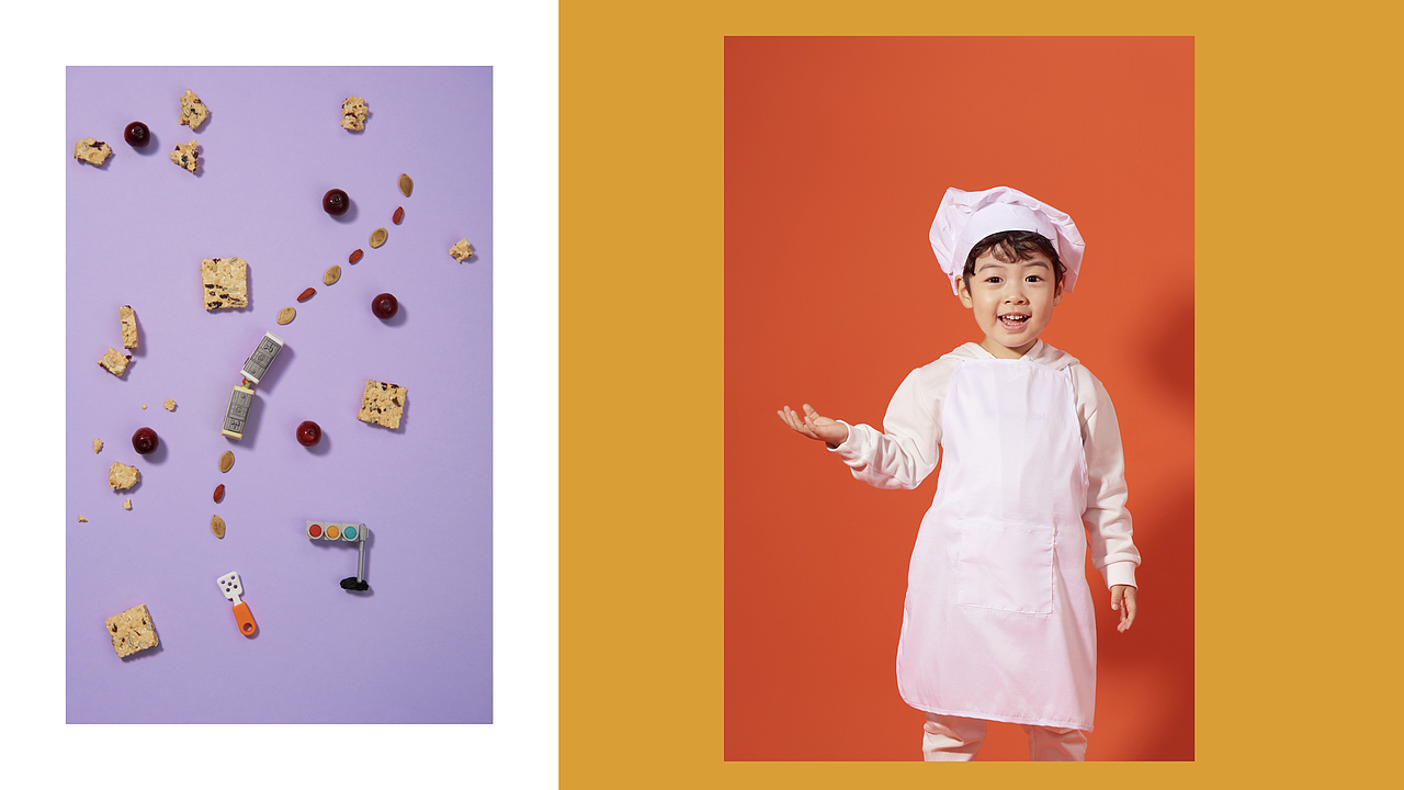 雀巢/萌萌好营养 开心好成长/儿童零食产品创意摄影