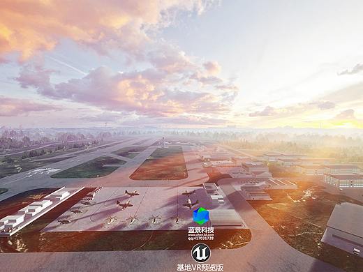 军用机场虚拟现实 军事 虚幻4 ue4 vr 虚拟样板房 培训